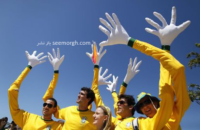 tamasha6 عکس های دیدنی از تماشاگران زن و مرد در جام کنفدراسیون ها