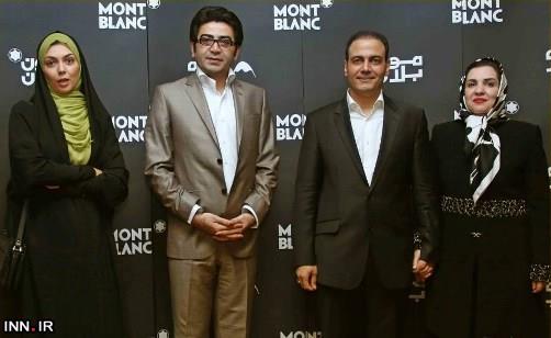 علیرضا قربانی و همسرش,فرزاد حسنی,آزاده نامداری