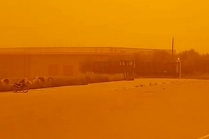 بارش برف نارنجی در اروپا!