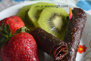 لواشک کیوی و توت فرنگی، با کیوی های مانده عید لواشک درست کنید