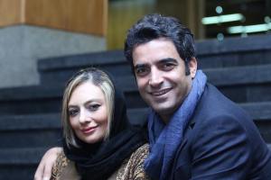 بوسیدن یکتا ناصر توسط همسرش در جشن تولد 1 سالگی دخترشان! عکس
