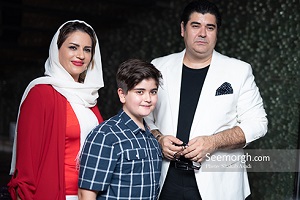 تصاویر سالار عقیلی و خانواده اش, حامد همایون و آرمین 2afm در اکران سریک