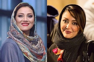 تاب بازی شبنم مقدمی در کنار شقایق فراهانی با پوشش چادر + عکس