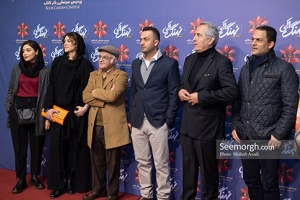 آزاده صمدی، ویشکا آسایش، مصطفی زمانی و.. در جشن سریال «نهنگ آبی»