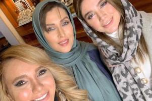 تیپ و چهره مهتاب کرامتی در کنار 2 خانم مدل! عکس