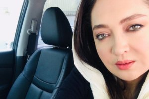 کاریکاتوری از چهره نیکی کریمی که خودش منتشر کرد! عکس