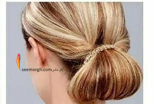 مدل مو جمع ای که می توانید 5 دقیقه ای درست کنید + آموزش تصویری