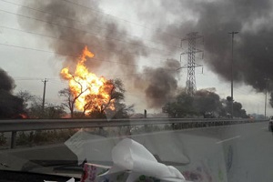 آتش‌سوزی در خط لوله گاز؛ ۲ نفر جان باختند