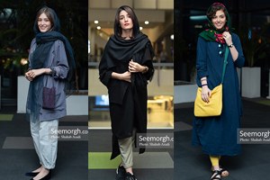 ریحانه پارسا، مژگان صابری، فرشته حسینی در اکران «پر پرواز»