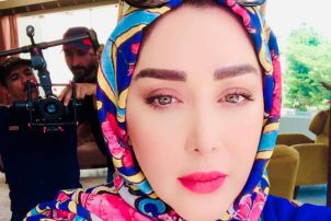 چهره سارا منجزی به عنوان مدل آرایشی! عکس