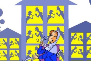 کارتون روز: افزایش عجیب اختلافات زن و شوهری در قرنطینه!