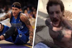 گدایی و بی خانمان شدن بازیکن سرشناس بسکتبال NBA