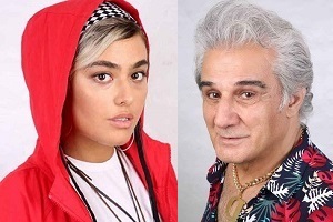 ریحانه پارسا و مهدی هاشمی در پشت صحنه کوسه + عکس