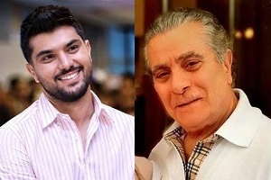 سینا مهراد و بهروز وثوقی در یک قاب + عکس