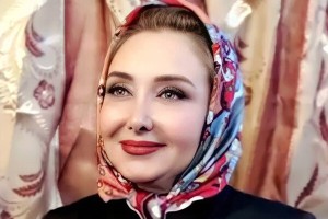 کتایون ریاحی در کنار حیوان خانگی اش! عکس