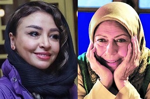 ثریا قاسمی و مه لقا باقری در سریال پلیسی 