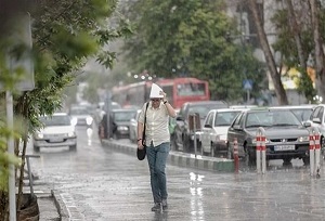 رگبار باران در برخی مناطق کشور 