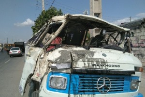جزئیات واژگونی مینی‌ بوس در مشهد