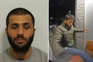 حمله مهاجر افغان به یک زن در لندن! 