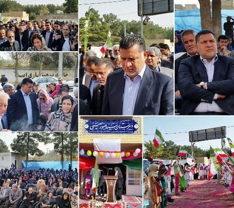 علی دایی در افتتاحیه یک مدرسه علی دایی در افتتاحیه یک مدرسه