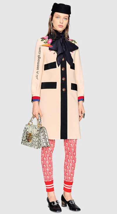 پالتو زنانه گوچی Gucci برای پاییز 2017 - مدل شماره 4 پالتو زنانه گوچی Gucci برای پاییز 2017 - مدل شماره 4