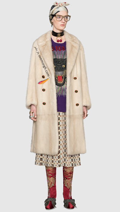 پالتو زنانه گوچی Gucci برای پاییز 2017 - مدل شماره 3 پالتو زنانه گوچی Gucci برای پاییز 2017 - مدل شماره 3