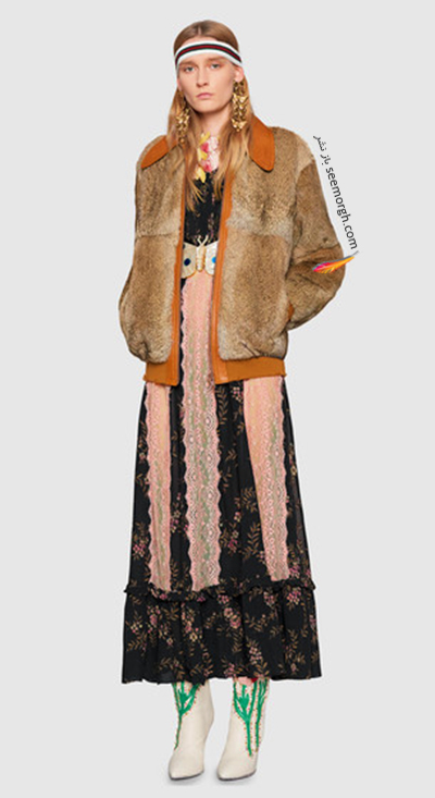پالتو زنانه گوچی Gucci برای پاییز 2017 - مدل شماره 2 پالتو زنانه گوچی Gucci برای پاییز 2017 - مدل شماره 2