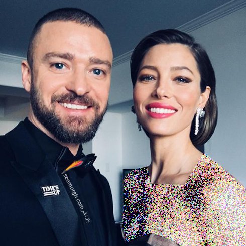 جسیکا بیل Jessica Biel و همسرش جاستین تیمبرلیک Justin Timberlake در حال رفتن به مراسم گلدن گلوب 2018 Golden Globe جسیکا بیل Jessica Biel و همسرش جاستین تیمبرلیک Justin Timberlake در حال رفتن به مراسم گلدن گلوب 2018 Golden Globe
