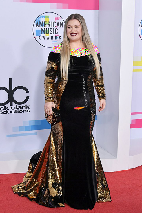 مدل لباس کایلی کلارکسون Kelly Clarkson در American Music Awards 2017 مدل لباس کایلی کلارکسون Kelly Clarkson در American Music Awards 2017