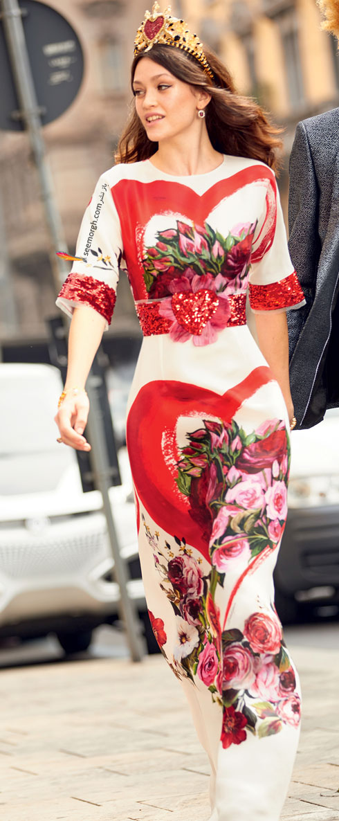 مدل پیراهن دولچه و گابانا Dolce & Gabbana برای نوروز 97 ( بهار 2018 ) - مدل شماره 5 مدل پیراهن دولچه و گابانا Dolce & Gabbana برای نوروز 97 ( بهار 2018 ) - مدل شماره 5