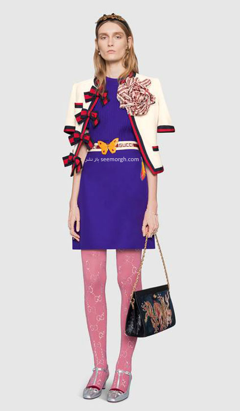 مدل لباس زنانه گوچی Gucci برای نوروز 97 ( بهار 2018 ) - عکس شماره 4 مدل لباس زنانه گوچی Gucci برای نوروز 97 ( بهار 2018 ) - عکس شماره 4