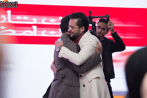 محمد سلوکی و وحید جلیلوند در اکران خصوصی بدون تاریخ بدون امضا