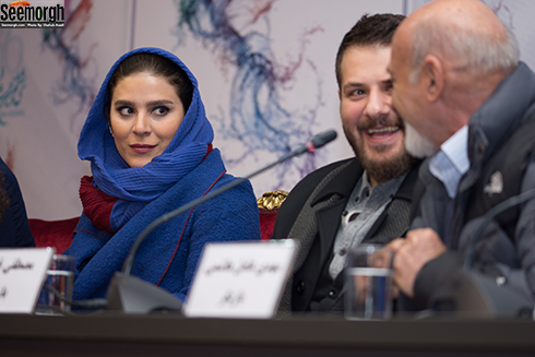 سحر دولتشاهی در نشست خبری فیلم امیر سحر دولتشاهی در نشست خبری فیلم امیر