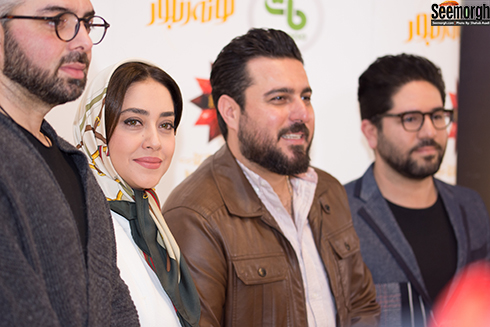 محسن کیایی و بهاره کیان افشار در اکران مردمی فیلم لونه زنبور   