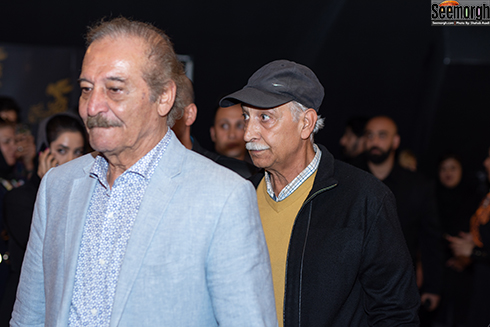 سیامک اطلسی و محمود پاک نیت در مراسم بزرگداشت محمدعلی کشاورز سیامک اطلسی و محمود پاک نیت در مراسم بزرگداشت محمدعلی کشاورز