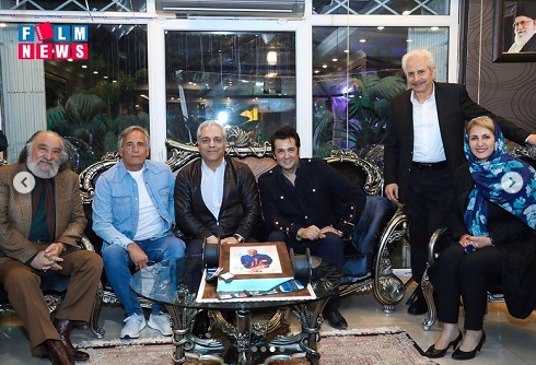 جمعی از هنرمندان در تولد مهران مدیری 