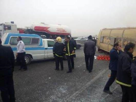 واژگونی مرگبار اتوبوس دانشجویان آزاد نجفآباد واژگونی مرگبار اتوبوس دانشجویان آزاد نجفآباد