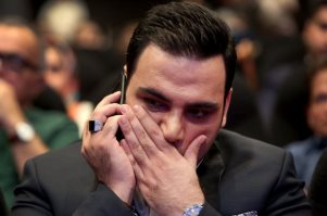 عکس‎های مراسم تجلیل از احسان علیخانی و ماه عسل