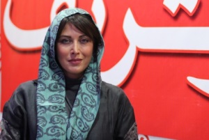 مهتاب کرامتی در مراسم رونمایی از فیلم سینمایی مزار شریف