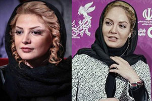 مهناز افشار و طناز طباطبایی با چهره ای متفاوت در جشنواره فیلم فجر34 +عکس