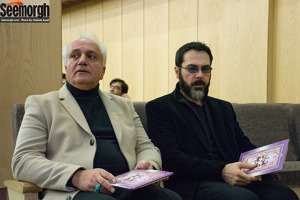 مراسم ختم پدر نیوشا ضیغمی: علی مسعودی, کوروش تهامی و علی معلم