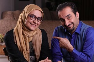 نیما کرمی و همسرش زینب زارع در بین الحرمین
