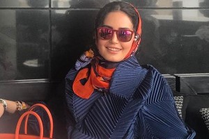 عکس جالبی که الناز شاکردوست وسط خیابان گرفته است