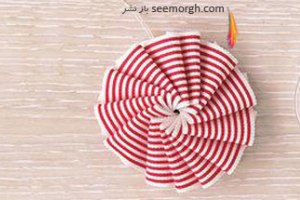 زیرلیوانی پارچه ای به سبک مارتا استوارت