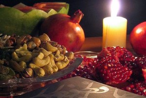 سفره آرایی شب یلدا