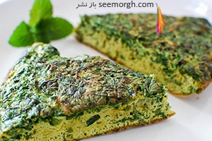 کوکو لوبیا سبز، کوکو فوری برای میهمانان سرزده!