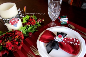 یک میز شام رمانتیک برای همسرتان بچینید