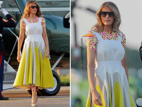 پیراهن کوتاه به سبک ملانیا ترامپ Melania Trump - عکس شماره 3 پیراهن کوتاه به سبک ملانیا ترامپ Melania Trump - عکس شماره 3