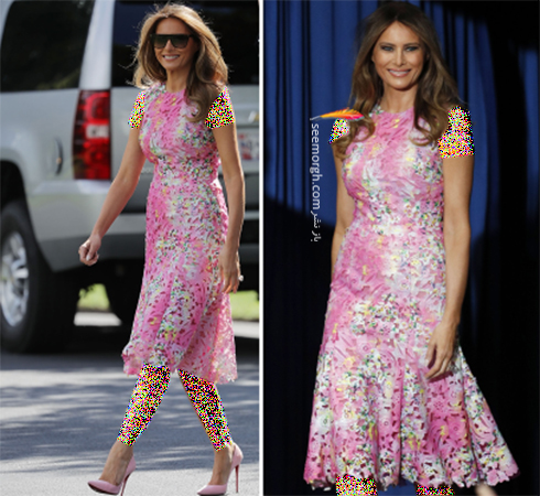 پیراهن کوتاه به سبک ملانیا ترامپ Melania Trump - عکس شماره 9 پیراهن کوتاه به سبک ملانیا ترامپ Melania Trump - عکس شماره 9