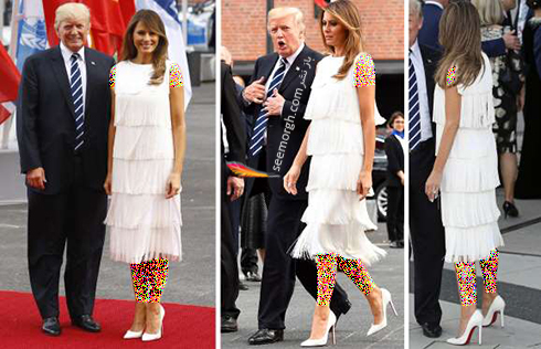 پیراهن کوتاه به سبک ملانیا ترامپ Melania Trump - عکس شماره 12 پیراهن کوتاه به سبک ملانیا ترامپ Melania Trump - عکس شماره 12